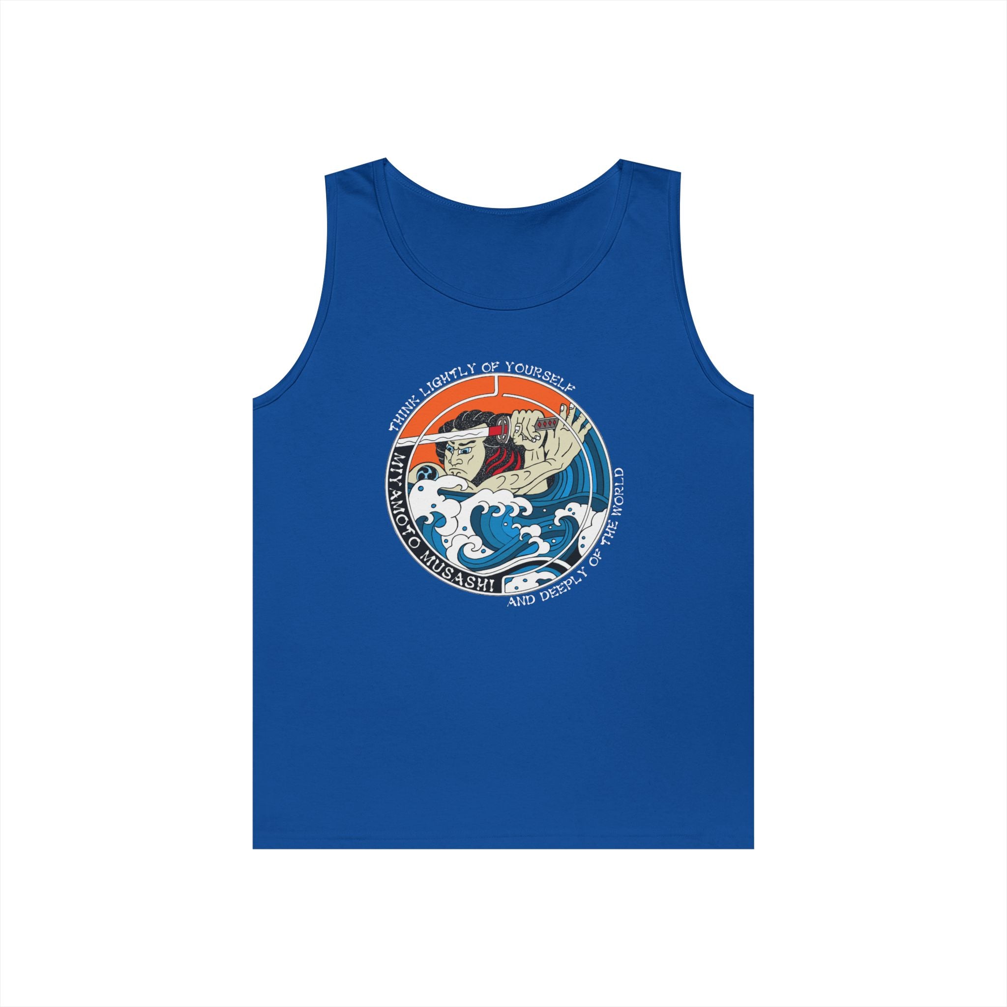 Musashi Philosophy Tank — “Think lightly of yourself and deeply of the world” Cotton Tank