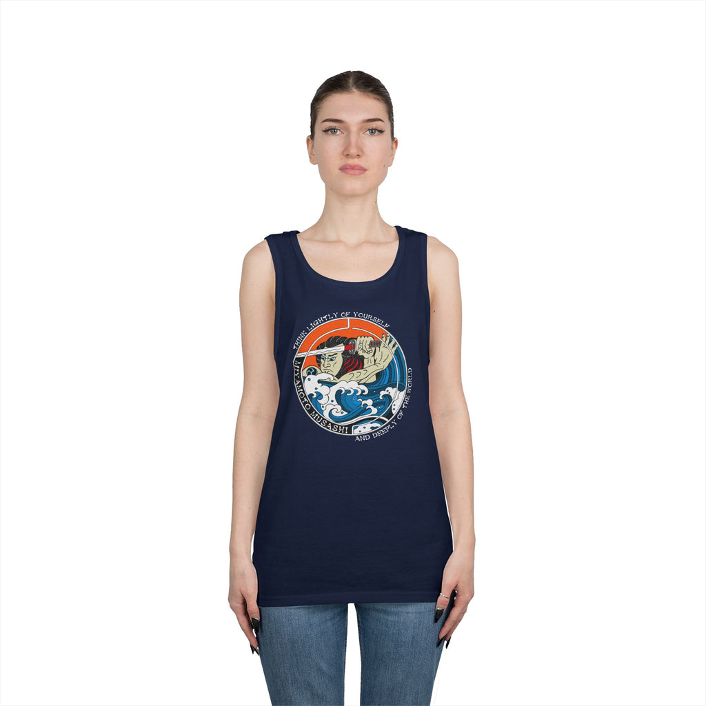 Musashi Philosophy Tank — “Think lightly of yourself and deeply of the world” Cotton Tank