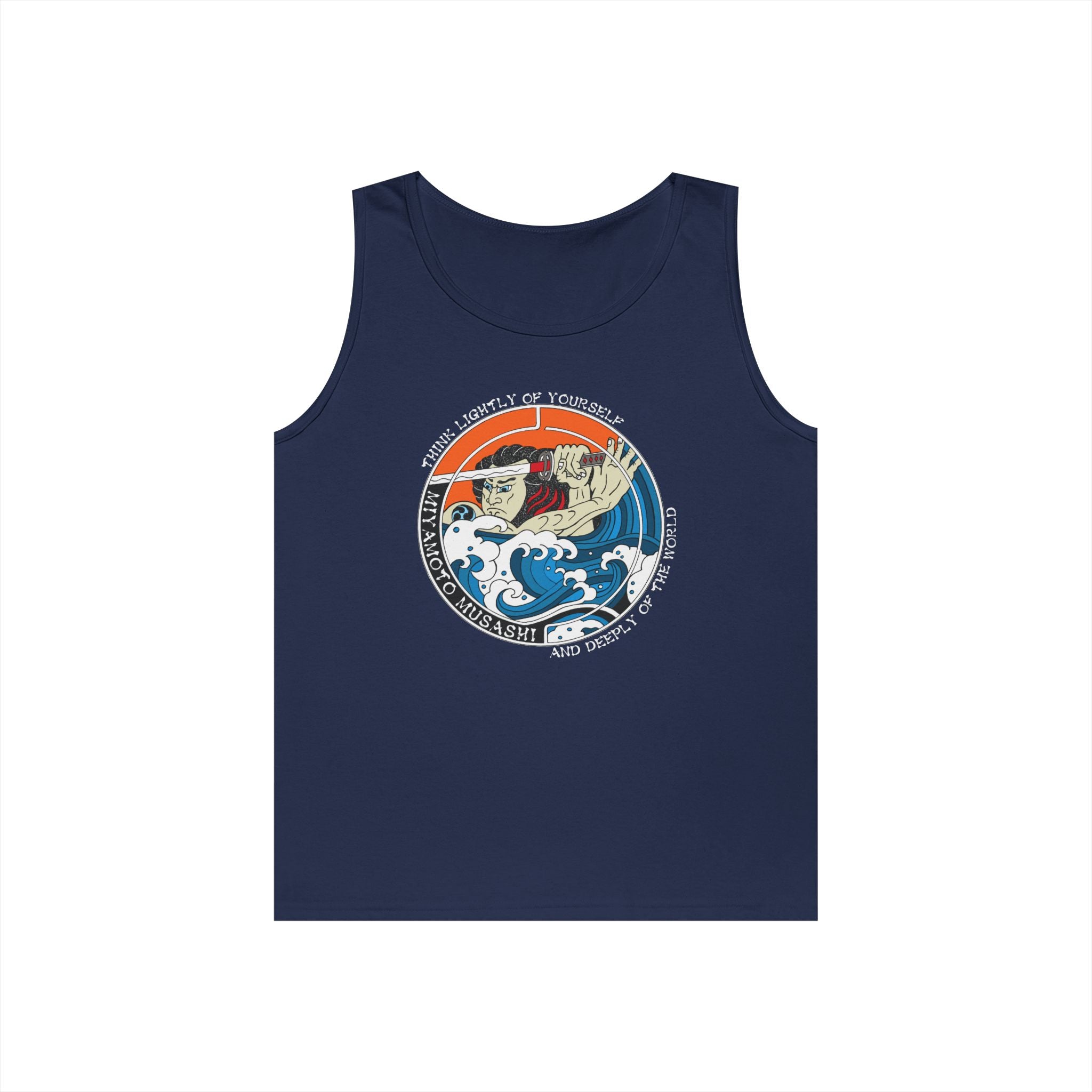 Musashi Philosophy Tank — “Think lightly of yourself and deeply of the world” Cotton Tank