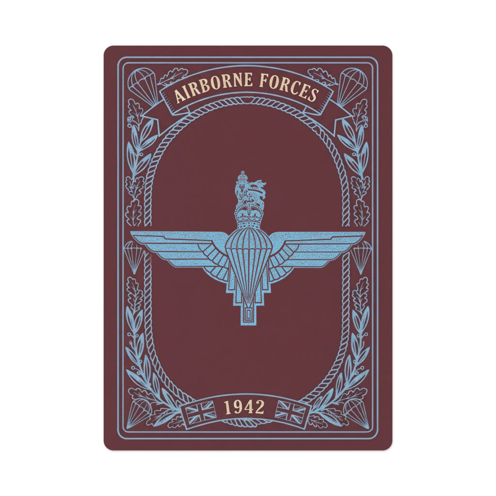 Airborne Forces Playing Cards | Parachute Regiment 1942 | Hand-Drawn Original Art by Former 1 Para CK Mackie