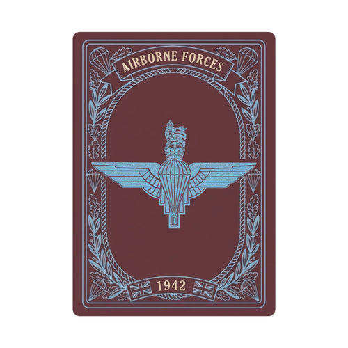 Airborne Forces Playing Cards | Parachute Regiment 1942 | Hand-Drawn Original Art by Former 1 Para CK Mackie