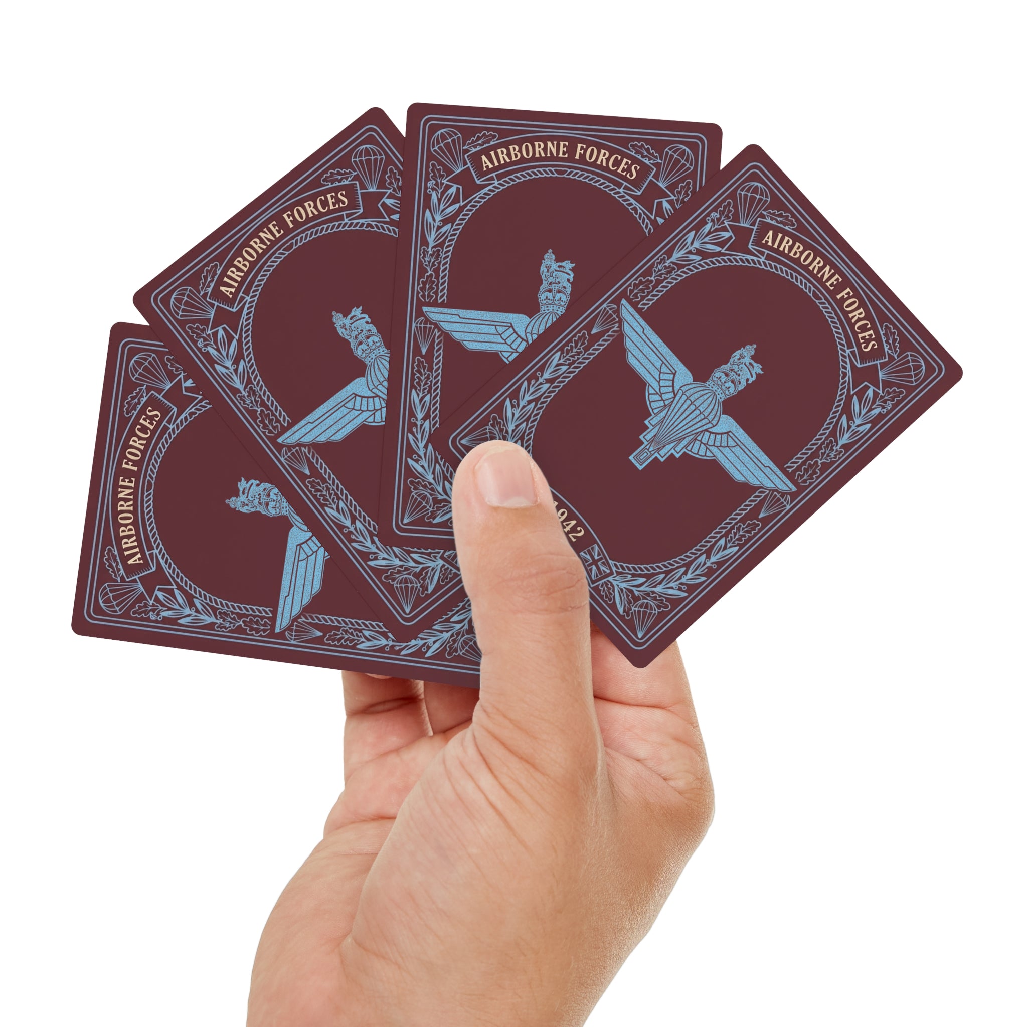 Airborne Forces Playing Cards | Parachute Regiment 1942 | Hand-Drawn Original Art by Former 1 Para CK Mackie