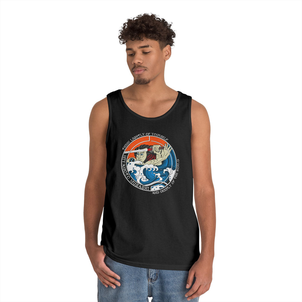 Musashi Philosophy Tank — “Think lightly of yourself and deeply of the world” Cotton Tank