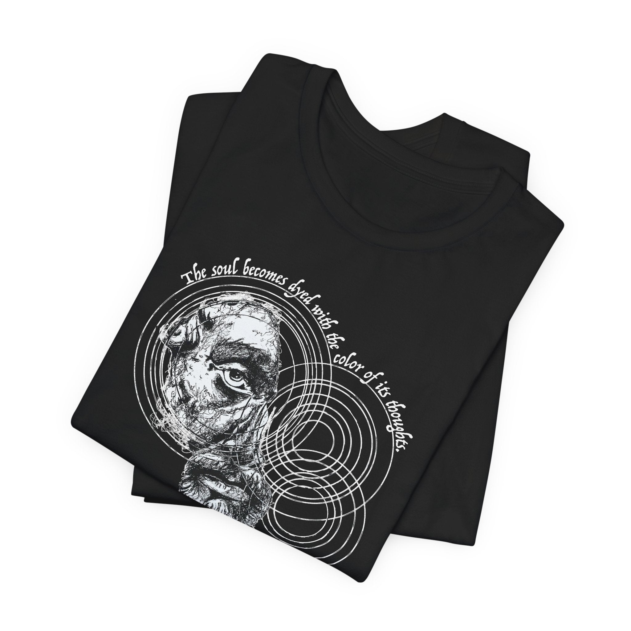 Marcus Aurelius T-Shirt | "The Soul Becomes Dyed With the Color of Its Thoughts" | Stoic Philosophy Tee