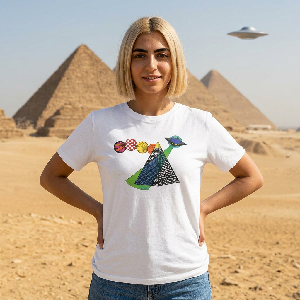 The Architects Hand-Drawn Egypt Tee — Support Gracie’s 2026 School Trip