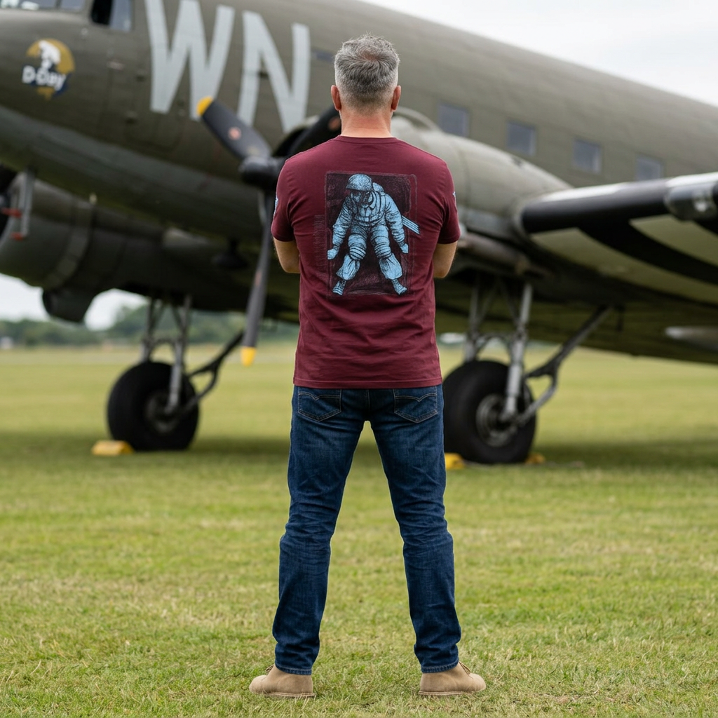 Parachute Regiment/ Fallschirmjäger Heritage Tee | Hand-Drawn Original Art by Veteran Paratrooper