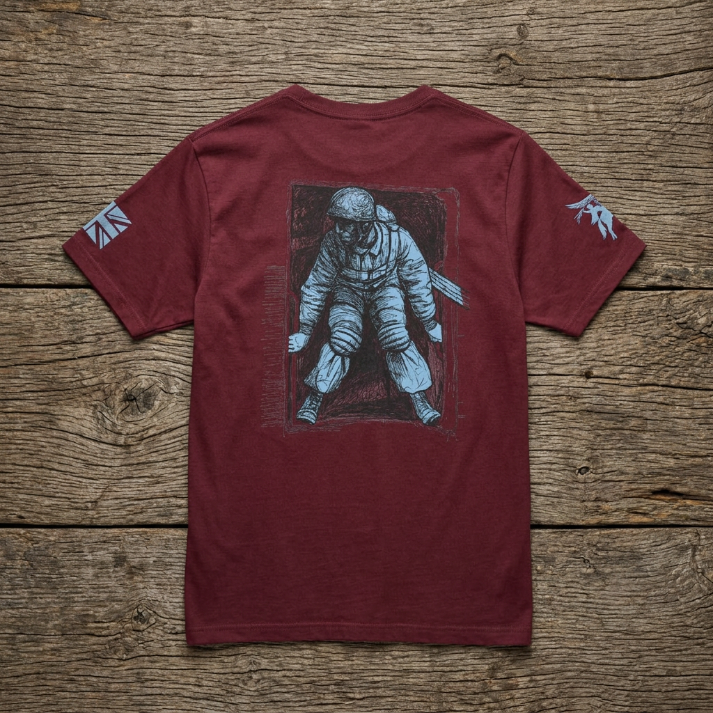 Parachute Regiment/ Fallschirmjäger Heritage Tee | Hand-Drawn Original Art by Veteran Paratrooper