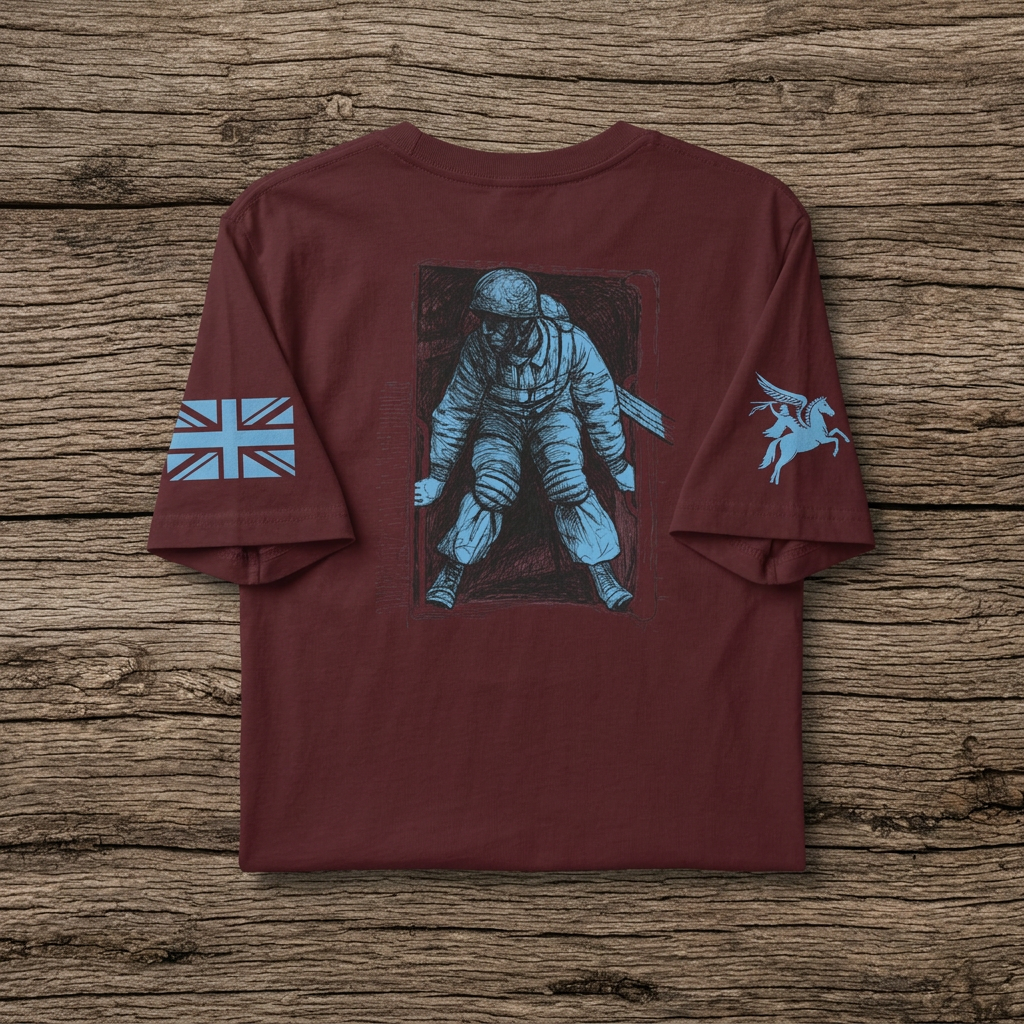 Parachute Regiment/ Fallschirmjäger Heritage Tee | Hand-Drawn Original Art by Veteran Paratrooper