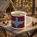 Enamel Parachute Regiment Camping Mug