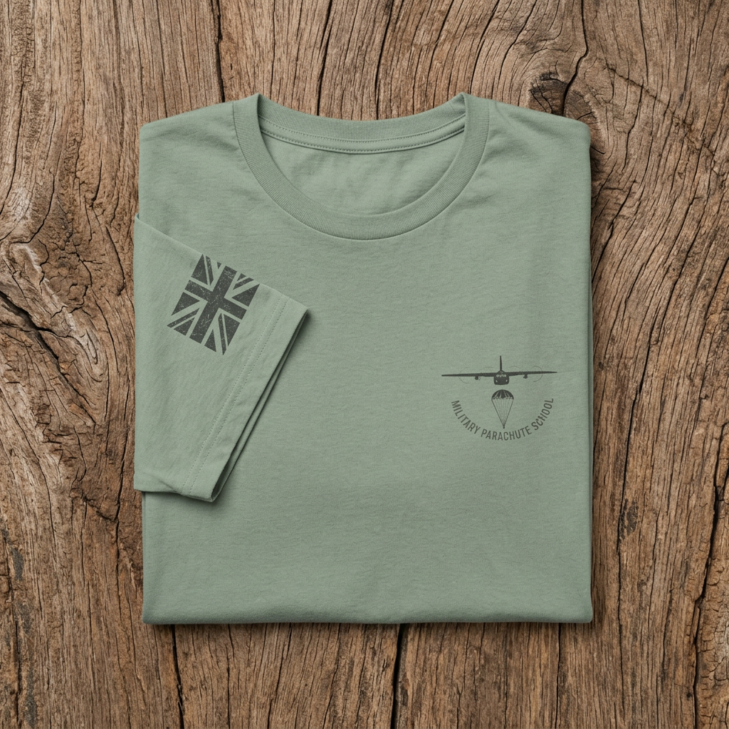 Military Parachute School Tee — RAF Brize Norton