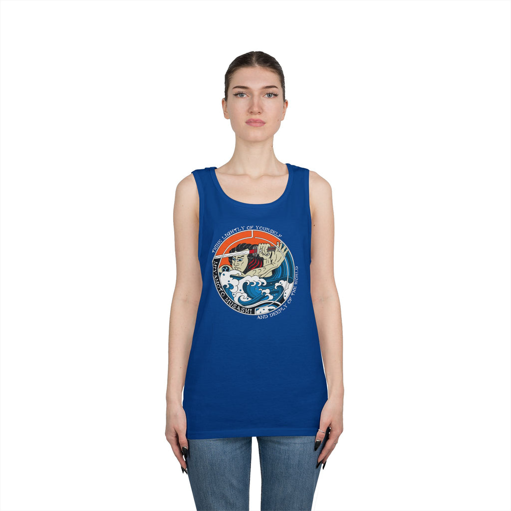 Musashi Philosophy Tank — “Think lightly of yourself and deeply of the world” Cotton Tank