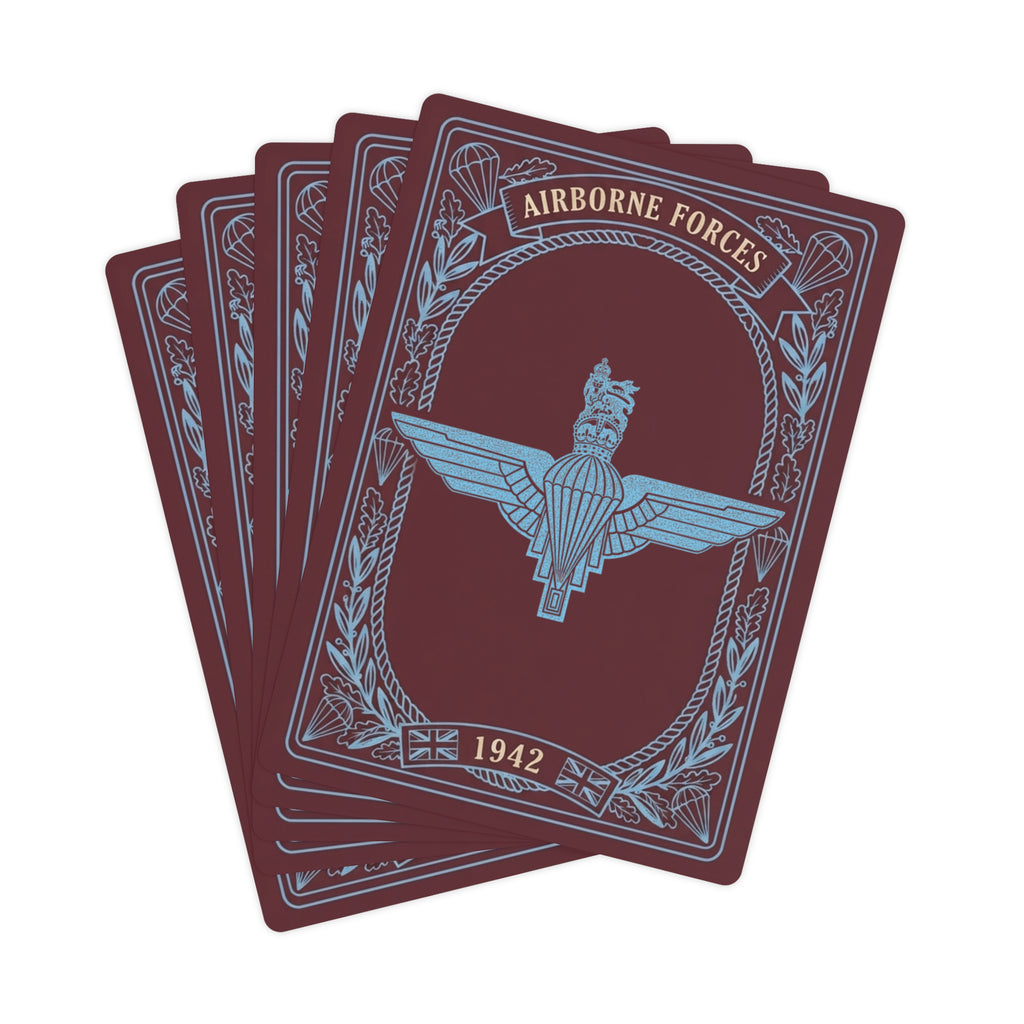 Airborne Forces Playing Cards | Parachute Regiment 1942 | Hand-Drawn Original Art by Former 1 Para CK Mackie